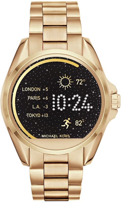 michael kors men's bradshaw gold tone watch|michael kors gen bradshaw smartwatch.